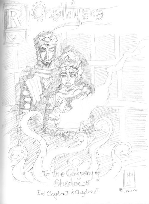 Chadhiyana: In the Company of Shadows issue 1 cover sketch